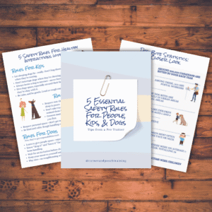 Lead magnet: “5 Safety Rules” PDF for parents & dog owners