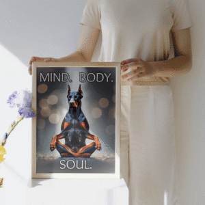 “Mind. Body. Soul.” wall art illustration (printable)