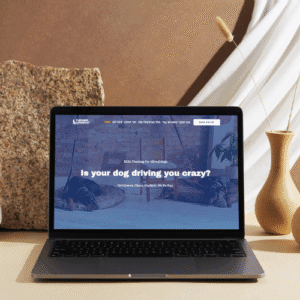 Homepage for Turner & Pooch dog behavior site